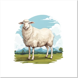 White Sheep Posters and Art